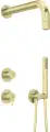 Deante SILIA zestaw prysznicowy z główką prysznicową złoty szczotkowany NQS_R9XK