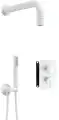 Deante SILIA zestaw prysznicowy z główka natryskową biały mat BXYZAQSM