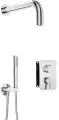 Deante SILIA zestaw prysznicowy z główka natryskową chrom BXYZ0QSM