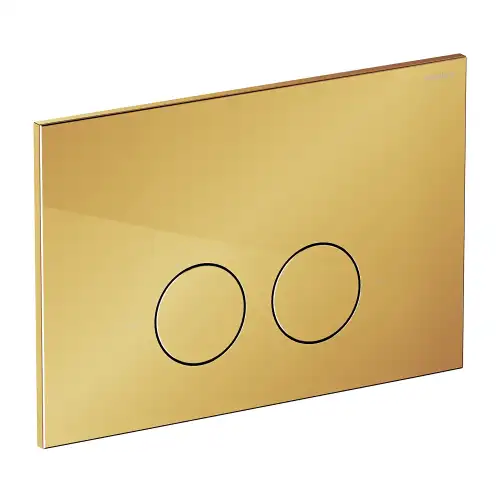 Omnires STRONGFRAME stelaż podtynkow + MINIMAL przycisk spłukujący złoty połysk STFWCECO1M-RGL