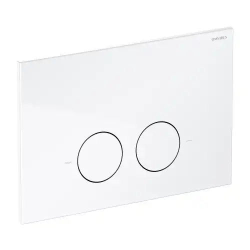 Omnires STRONGFRAME stelaż podtynkow + MINIMAL przycisk spłukujący biały połysk TFWCECO1M-RBP