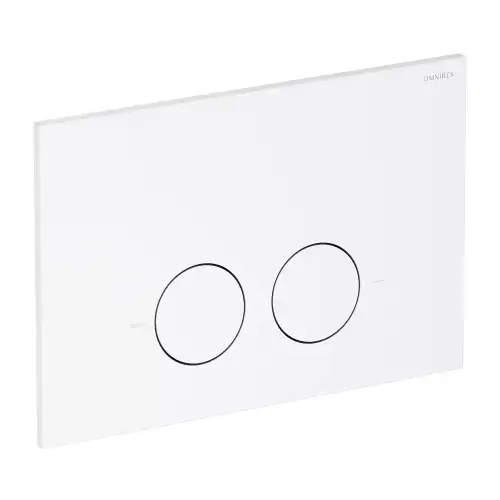 Omnires STRONGFRAME stelaż podtynkow + MINIMAL przycisk spłukujący biały mat STFWCECO1M-RWM