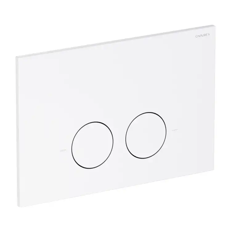 Omnires STRONGFRAME stelaż podtynkow + MINIMAL przycisk spłukujący biały mat STFWCECO1M-RWM