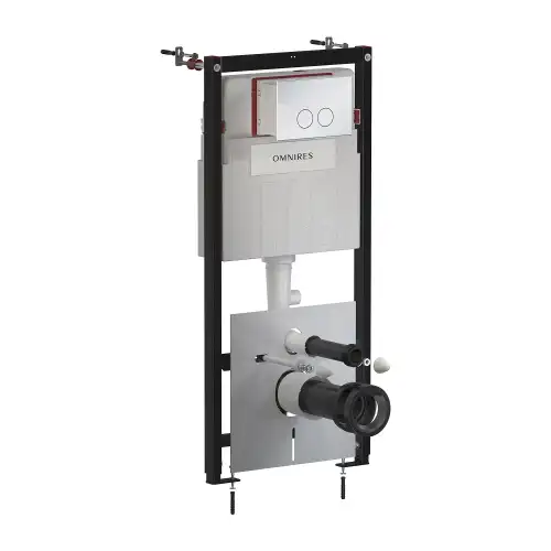 Omnires STRONGFRAME stelaż podtynkowy + MINIMAL przycisk spłukujący chrom STFWCECO1M-RCR