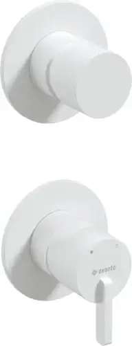 Deante SILIA bateria podtynkowa z przełącznikiem biały mat BQS_A44P