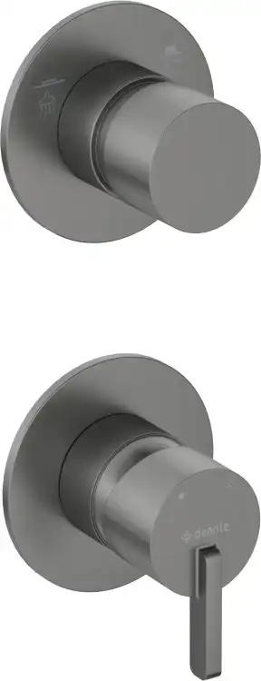 Deante SILIA bateria podtynkowa z przełącznikiem titanium BQS_D44P