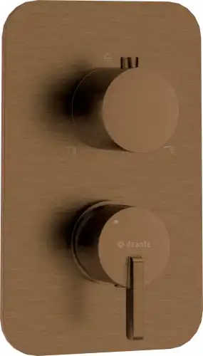 Deante SILIA elemet zewnętrzny baterii podtynkowej z przełącznikiem brąz szczotkowana BXY_CQSM