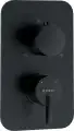 Deante SILIA elemet zewnętrzny baterii podtynkowej z przełącznikiem czarny mat/nero BXY_NQSM