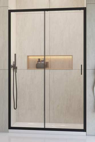 Radaway ALIENTA DWJ drzwi do wnęki  czarny mat