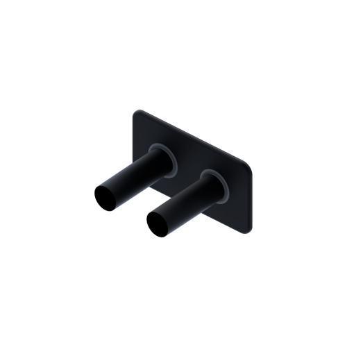 Excellent CALDO rozeta maskująca czarny mat GREX.CA95.M2.BL