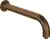 Deante SILIA ramie ścienne deszczownicy 380 mm brąz szczotkowany NQS_C41K