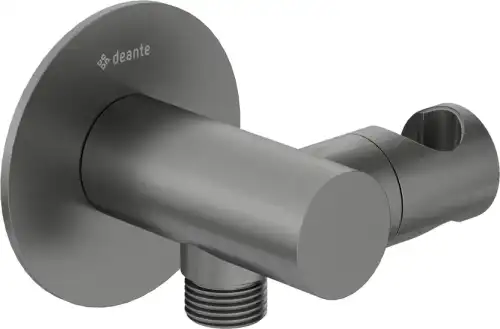 Deante SILIA przyłącze kątowe z uchwytem titanium NQS_D57K