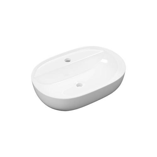 Excellent JIMA 60 umywalka nablatowa 61x41 z otworem biały połysk CEAC.2002.615.WH