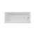 Excellent SAVIA wanna prostokątna 170x75 cm, biały połysk WANL.SAV170.75WH