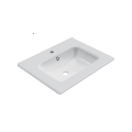 Excellent PIK umywalka meblowa 61x46,5 cm prostokątna z otworem na baterię, biały połysk CEEX.6517.600.WH