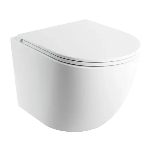 Omnires OTTAWA SILENT POWER™ 49 miska WC + deska wolnoopadająca biały mat OTTAWASPMWBM