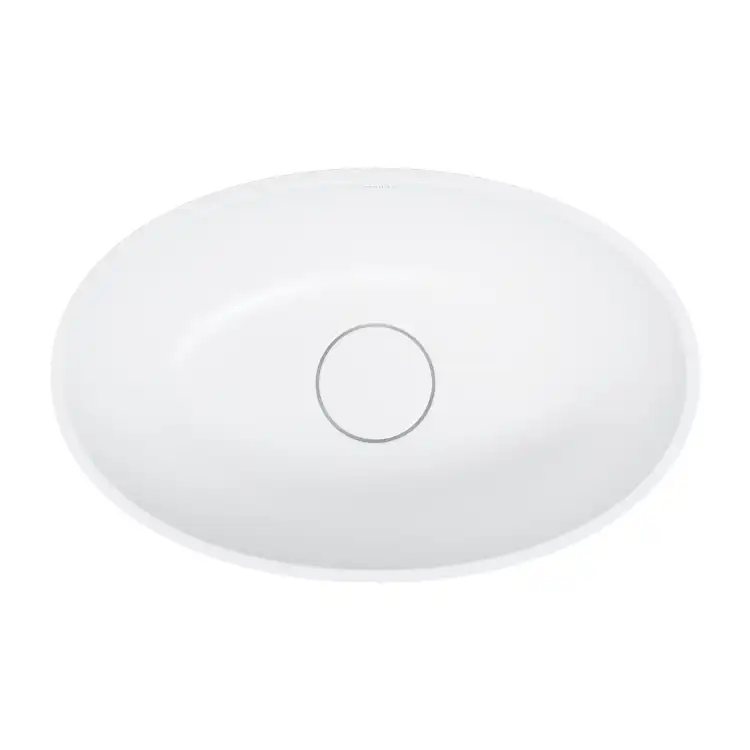 Omnires SHELL M+ 50x32 umywalka nablatowa, biały mat SHELL500UNBM