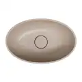 Omnires SHELL M+ 50x32 umywalka nablatowa, dune beige mat SHELL500UNDB