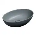 Omnires SHELL M+ 50x32 umywalka nablatowa, ash grey mat SHELL500UNAG