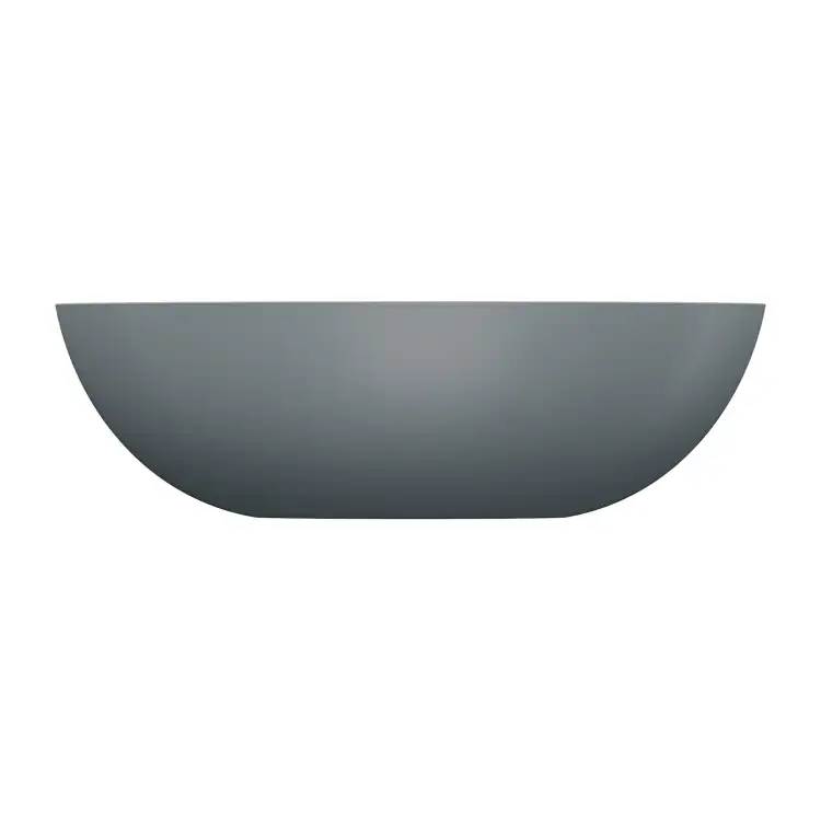 Omnires SHELL M+ 50x32 umywalka nablatowa, ash grey mat SHELL500UNAG