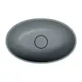 Omnires SHELL M+ 50x32 umywalka nablatowa, ash grey mat SHELL500UNAG