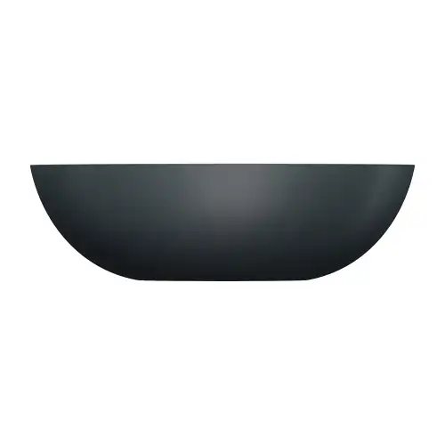 Omnires SHELL M+ 50x32 umywalka nablatowa,black lava mat SHELL500UNBLV