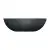 Omnires SHELL M+ 50x32 umywalka nablatowa,black lava mat SHELL500UNBLV