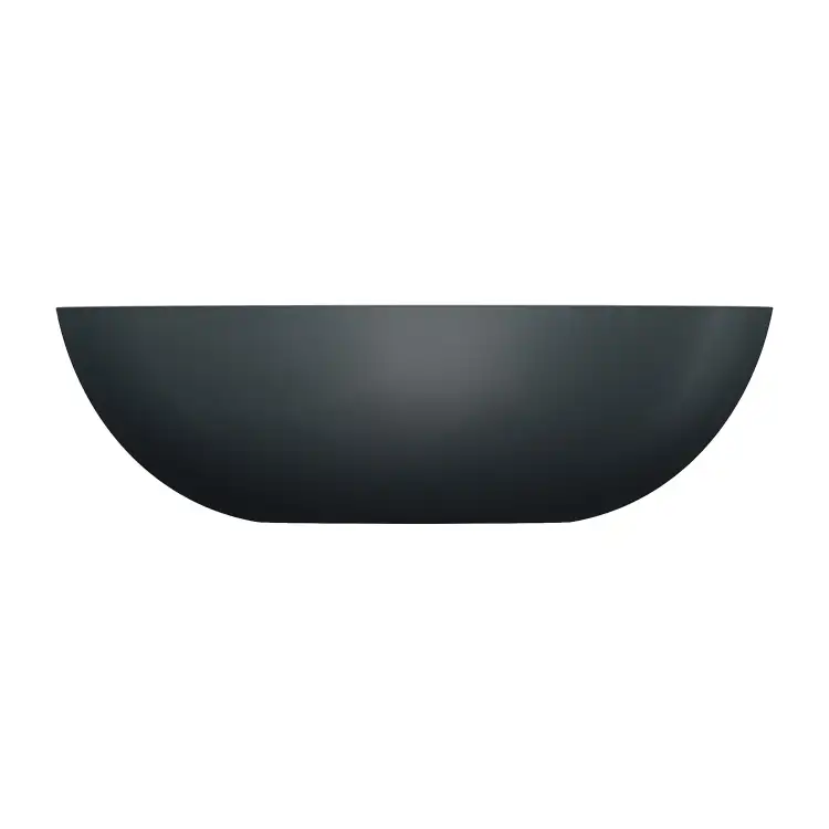 Omnires SHELL M+ 50x32 umywalka nablatowa,black lava mat SHELL500UNBLV