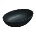 Omnires SHELL M+ 50x32 umywalka nablatowa,black lava mat SHELL500UNBLV