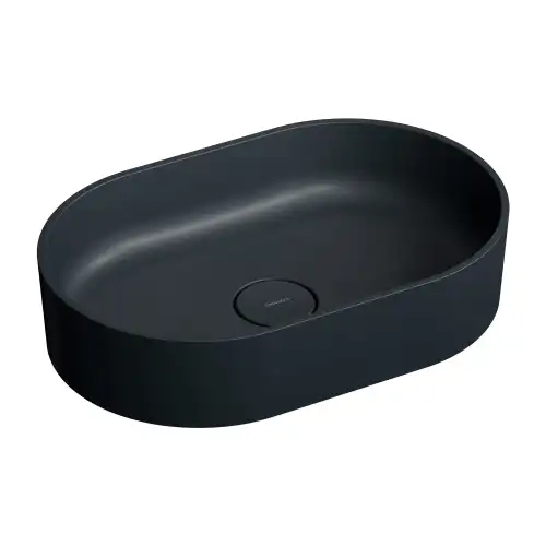 Omnires OVO M+ umywalka 55 x 36 cm ,black lava mat OVOUNBLV