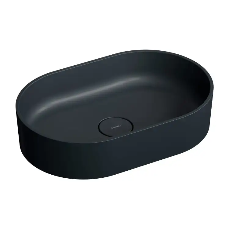 Omnires OVO M+ umywalka 55 x 36 cm ,black lava mat OVOUNBLV