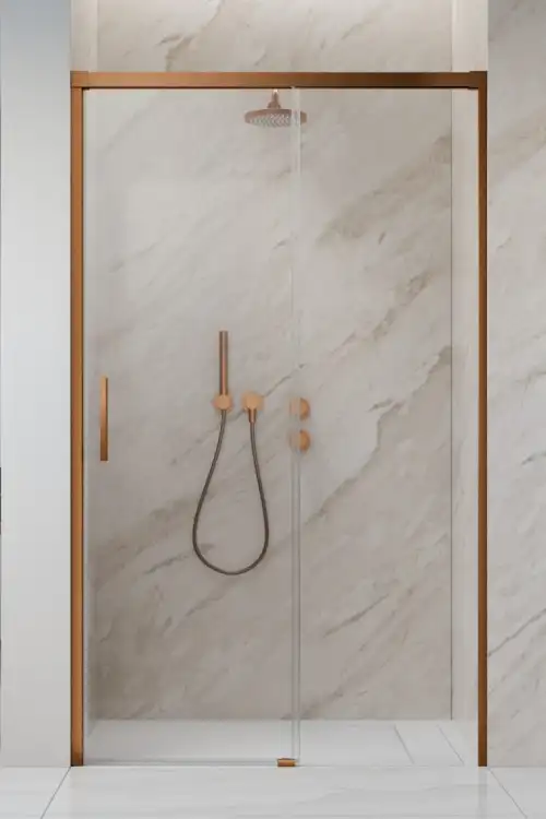 Radaway IDEA DWJ 100 drzwi prawe miedź szczotkowana 387014-93-01R