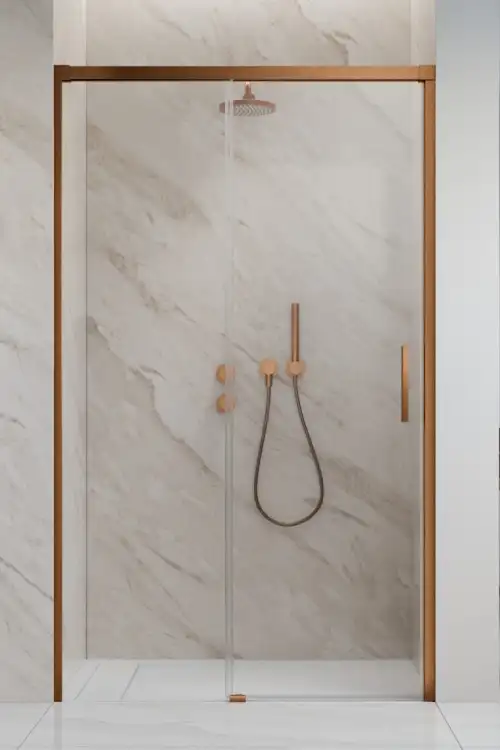 Radaway IDEA DWJ 100 drzwi lewe miedź szczotkowana 387014-93-01L