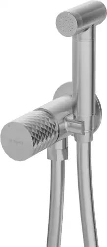 Deante SILIA HEXA bateria bidetowa podtynkowa stal szczotkowana BQS F34M