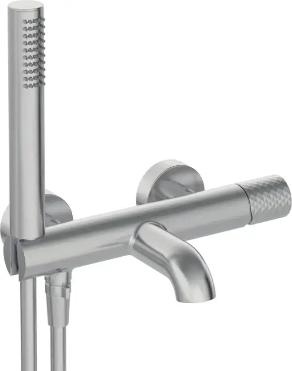 Deante SILIA HEXA bateria wannowa stal szczotkowana BHS_F11M