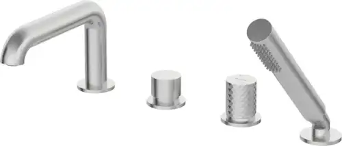 Deante SILIA bateria wannowa 4-otw. stal szczotkowana BHS_F14M