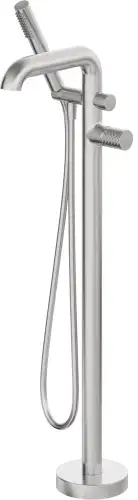 Deante SILIA HEXA bateria wannowa wolnostojąca stal szczotkowana BHS_F17M