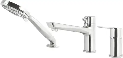 Deante ARNIKA bateria wannowa 3-otw. chrom BQA_013M