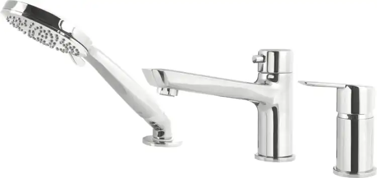 Deante ARNIKA bateria wannowa 3-otw. chrom BQA_013M