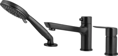 Deante ARNIKA bateria wannowa 3-otw.czarny mat/nero BQA_N13M