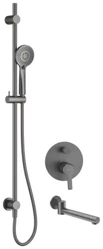 Deante ARNIKA bateria wannowo-natryskowa titanium NAC_D9QA