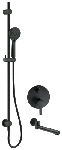 Deante ARNIKA bateria wannowo-natryskowa czarny mat/nero NAC_N9QA