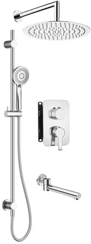 Deante ARNIKA bateria wannowo-natryskowa chrom BXYW0QAM