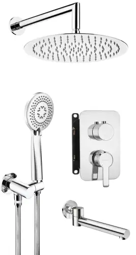 Deante ARNIKA bateria wannowo-natryskowa chrom BXYY0QAM