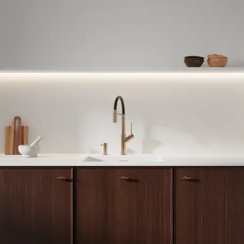 Omnires VITA bateria kuchenna miedź szczotkowana VI6350BLCPB