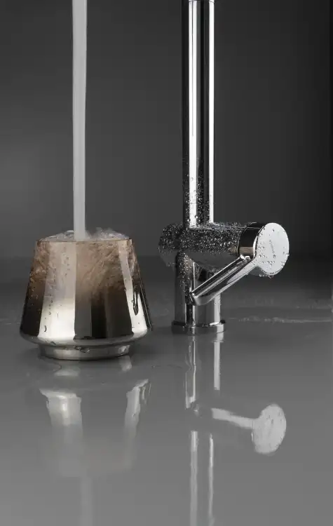 Deante Magnetic Bateria kuchenna z podłączeniem do filtra wody z elastyczną wylewką chrom BRM_075M