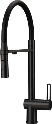 Deante Magnetic Bateria kuchenna z podłączeniem do filtra wody z elastyczną wylewką czarny mat/nero BRM_N75M