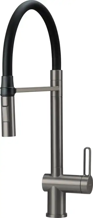 Deante MAGNETIC bateria kuchenna elastyczną wylewką titanium BRM_D72M