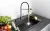 Deante MAGNETIC bateria kuchenna elastyczną wylewką titanium BRM_D72M