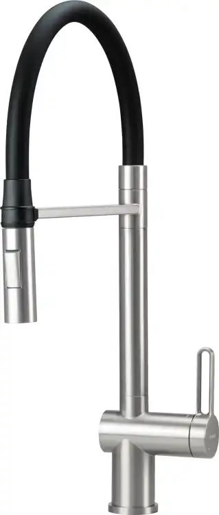 Deante MAGNETIC bateria kuchenna elastyczną wylewką stal szczotkowana BRM_F72M